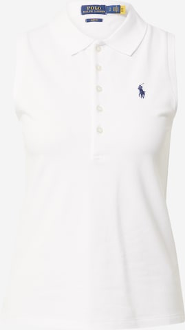 Tricou 'JULIE' de la Polo Ralph Lauren pe alb: față
