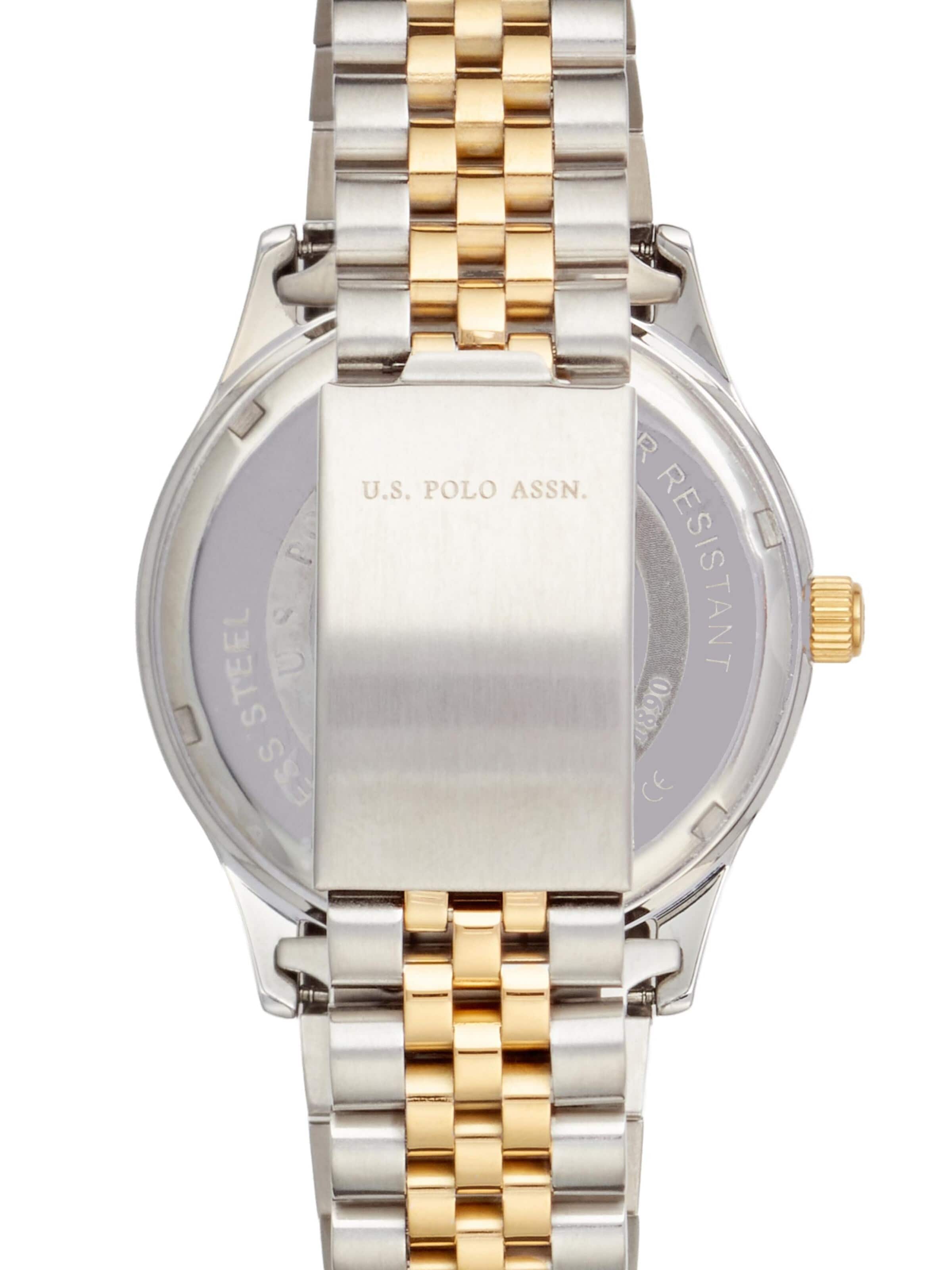 Montre à affichage analogique 'Aiden Steel' U.S. POLO ASSN. en jaune