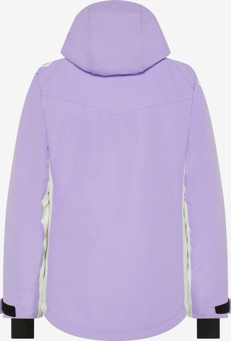 CHIEMSEE Athletic Jacket in Purple