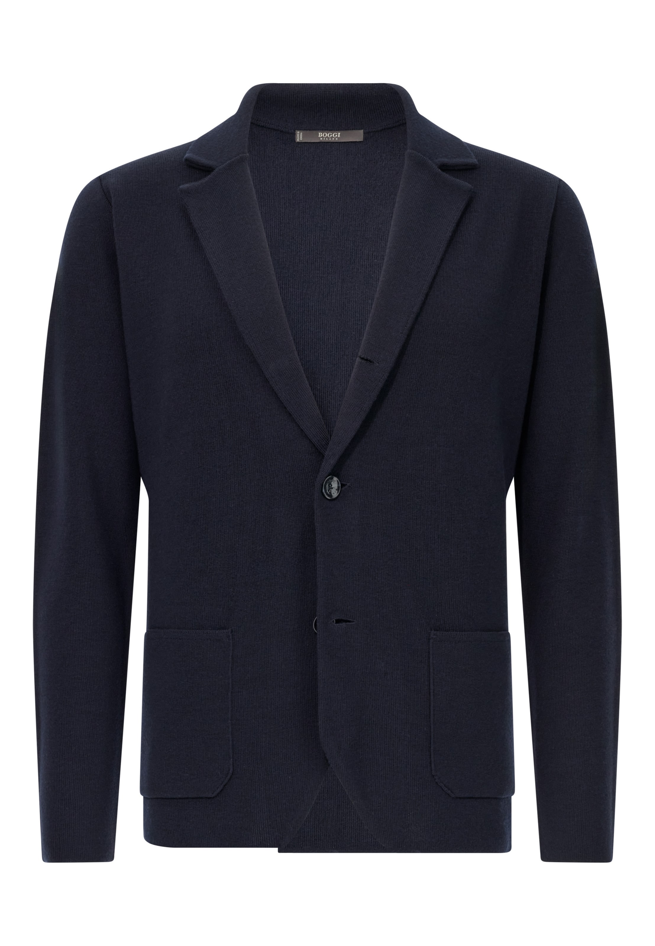 zils Boggi Milano Adīta jaka 'Digital Only': no priekšpuses