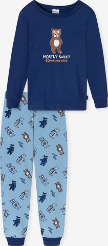 SCHIESSER Pajamas in Blue: front