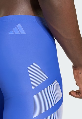 ADIDAS PERFORMANCE - Calções de banho desportivos 'Big Bars' em azul