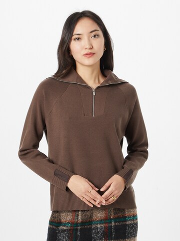 Smith&Soul Sweater 'Troja' in Brown: front