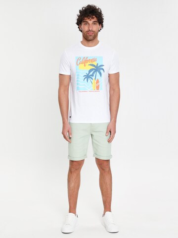 regular Pantaloni 'Sanky' di Threadbare in verde