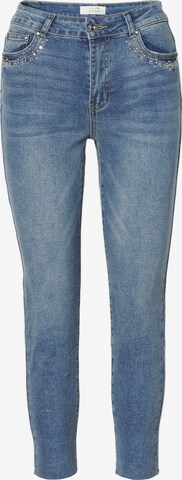 Slimfit Jeans de la KOROSHI pe albastru: față