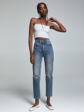 Pull&Bear Regular Jeans in Blau