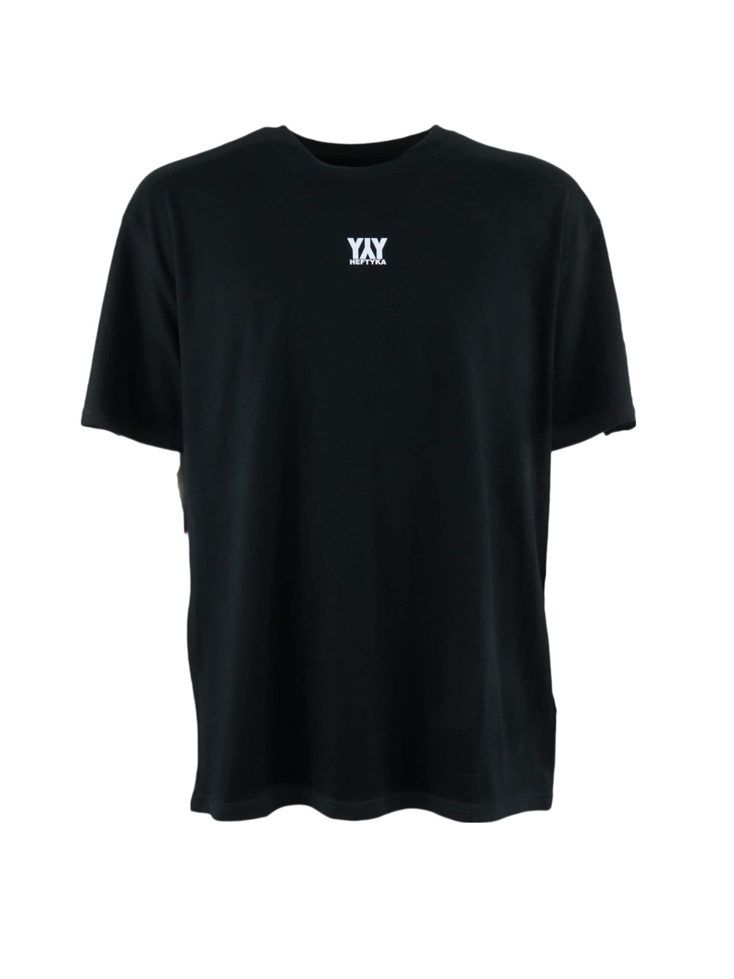 HEFTYKA Shirt‌‌ in Schwarz: Vorderseite
