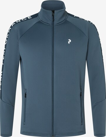 Veste fonctionnelle 'Rider' PEAK PERFORMANCE en bleu : devant