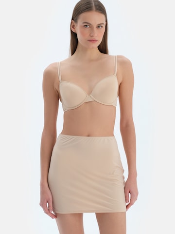 Robe gainante Dagi en beige