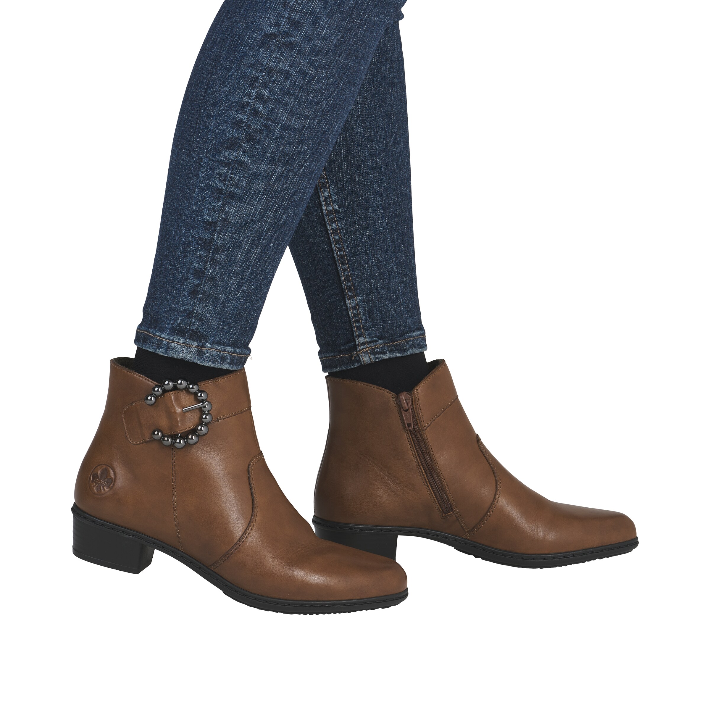 Bottines 'Y0797' Rieker en marron