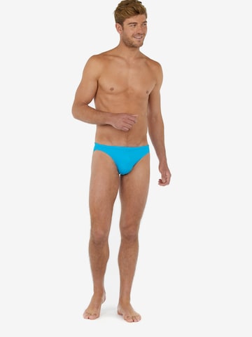 HOM Swim Trunks 'Sea Life' in Blue