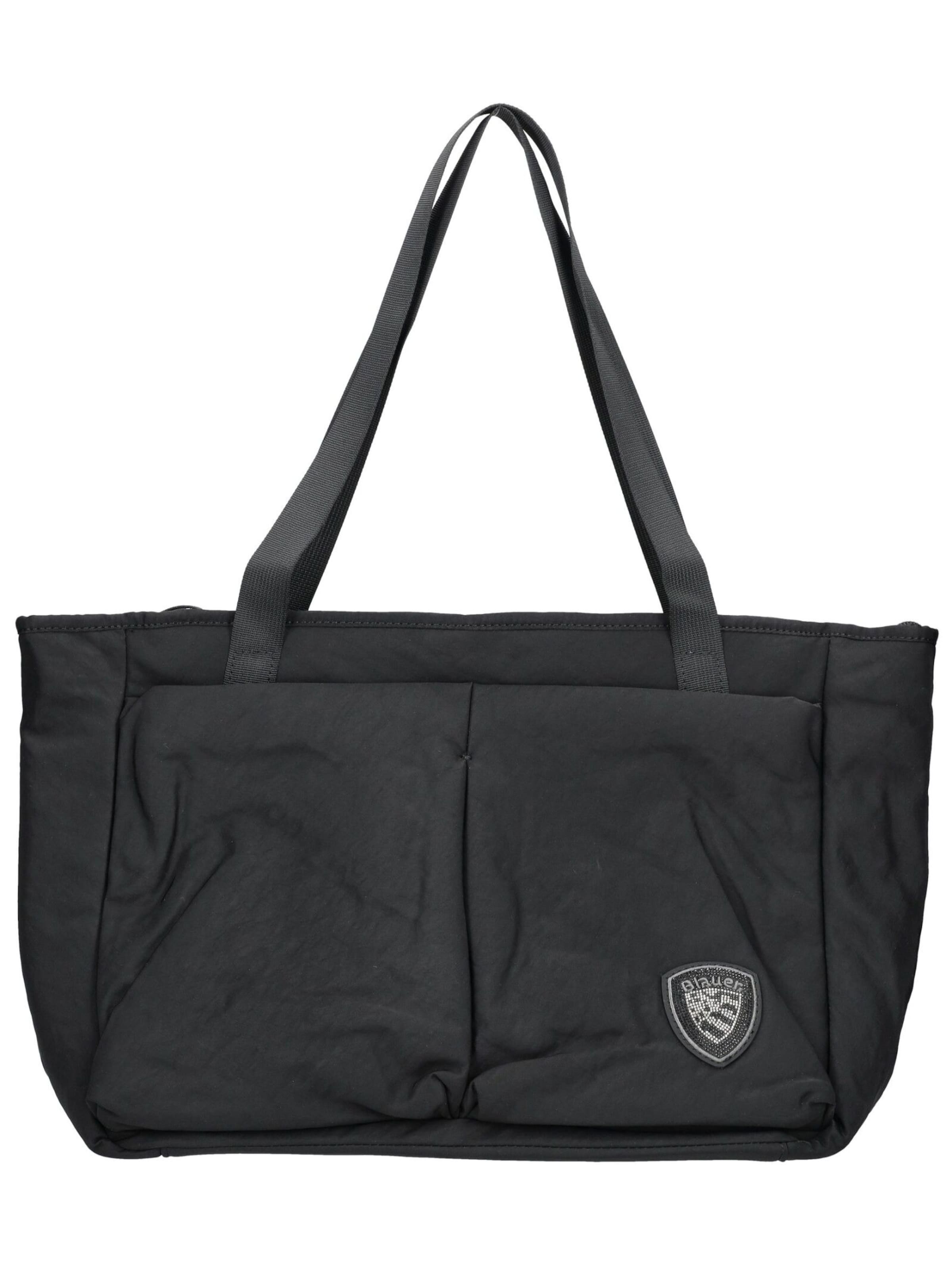 Blauer.USA Shopper in Black: front