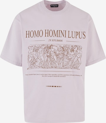 T-Shirt 'Homini' 2Y Studios en violet : devant