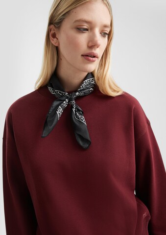 QS Sweatshirt in Rot