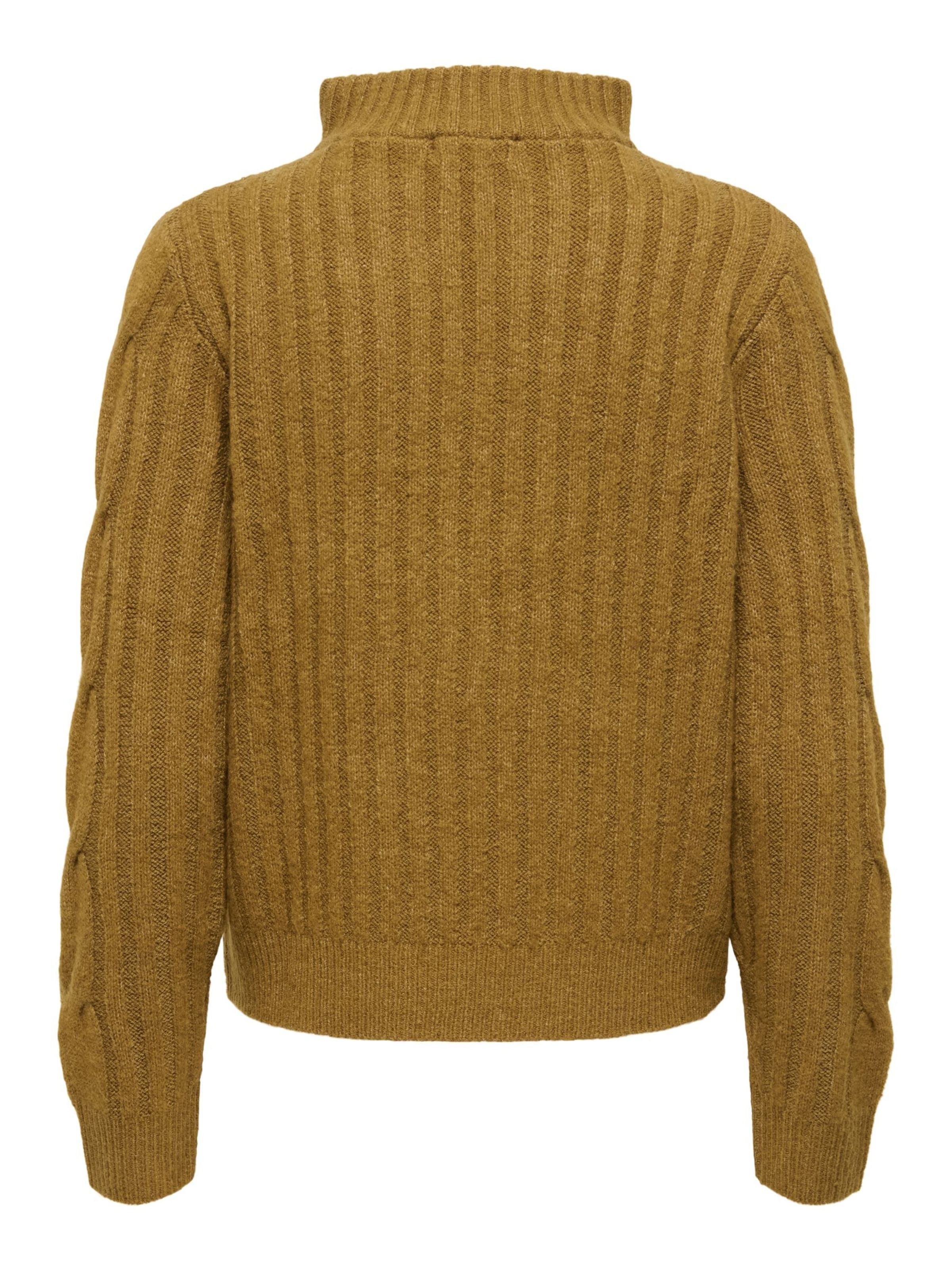 JDY Sweater 'JDYAndrea' in Brown
