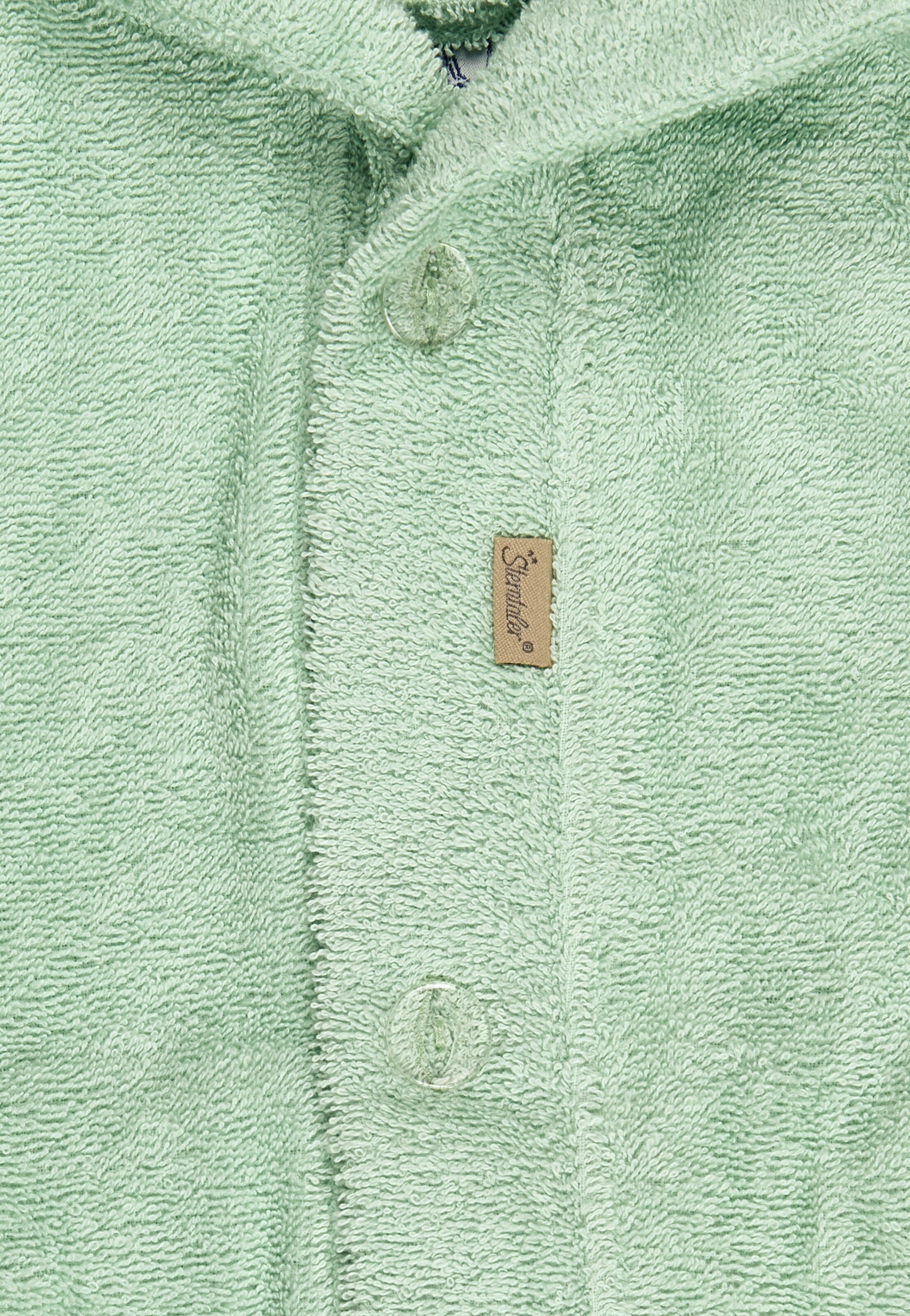 STERNTALER Bathrobe 'BÄR Bo' in Green