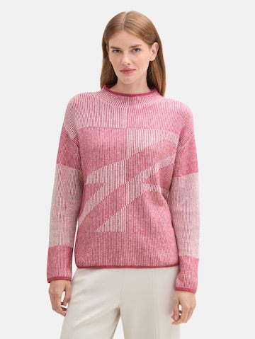 TOM TAILOR Sweater in Pink: front