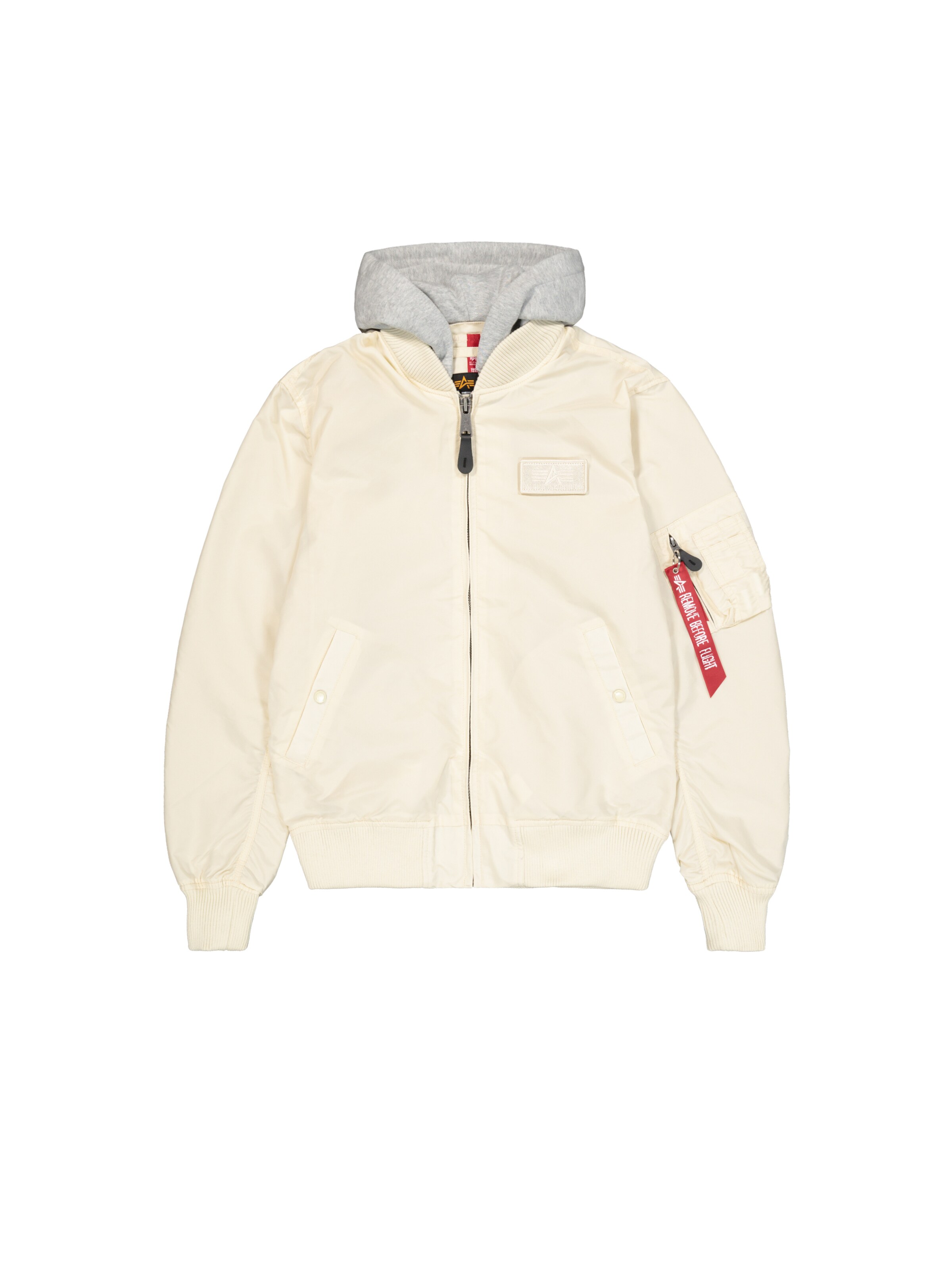 Veste mi-saison 'MA-1' ALPHA INDUSTRIES en beige : devant