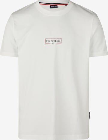 T-Shirt HECHTER PARIS en blanc : devant
