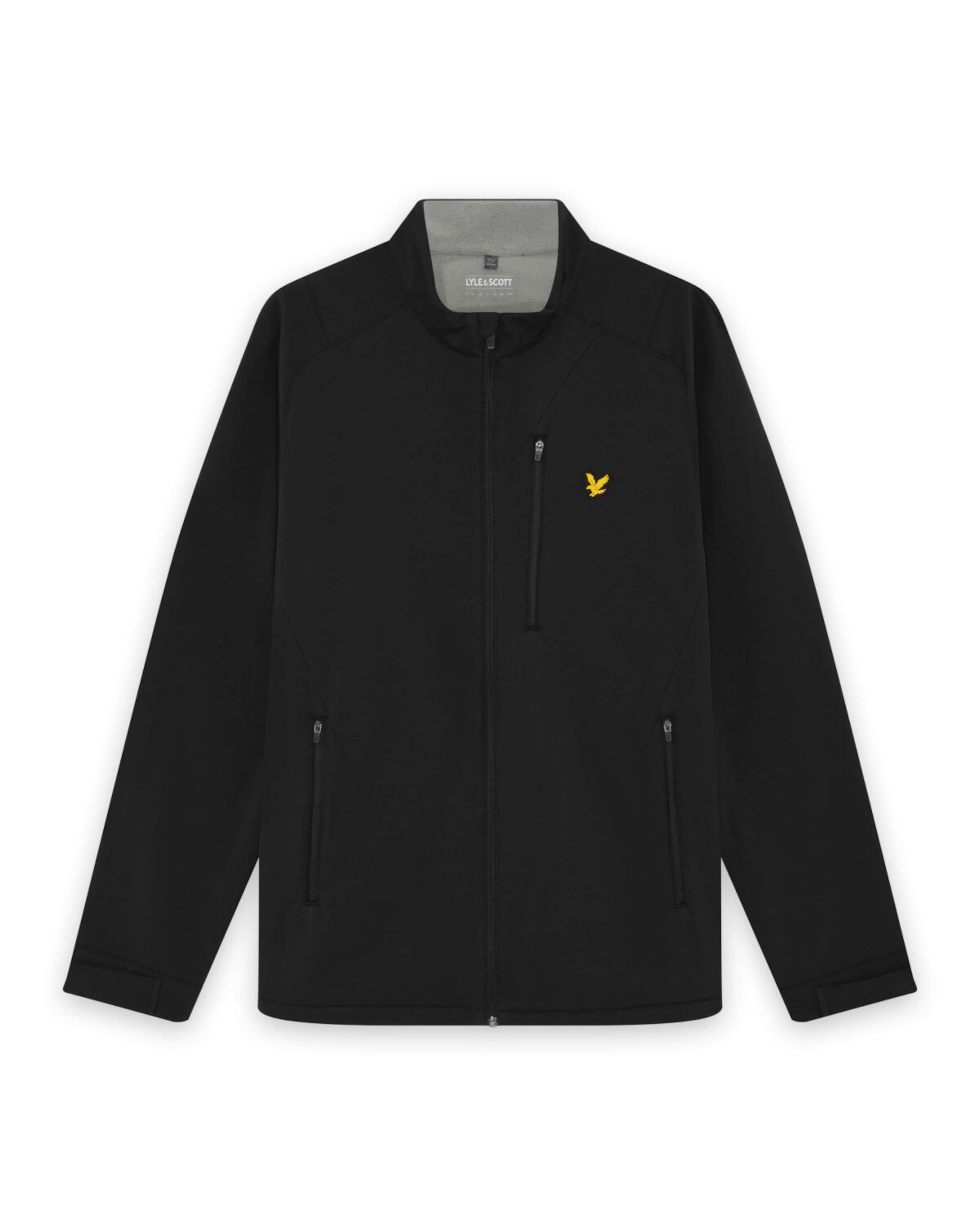 Lyle & Scott Sportjas in Zwart: voorkant