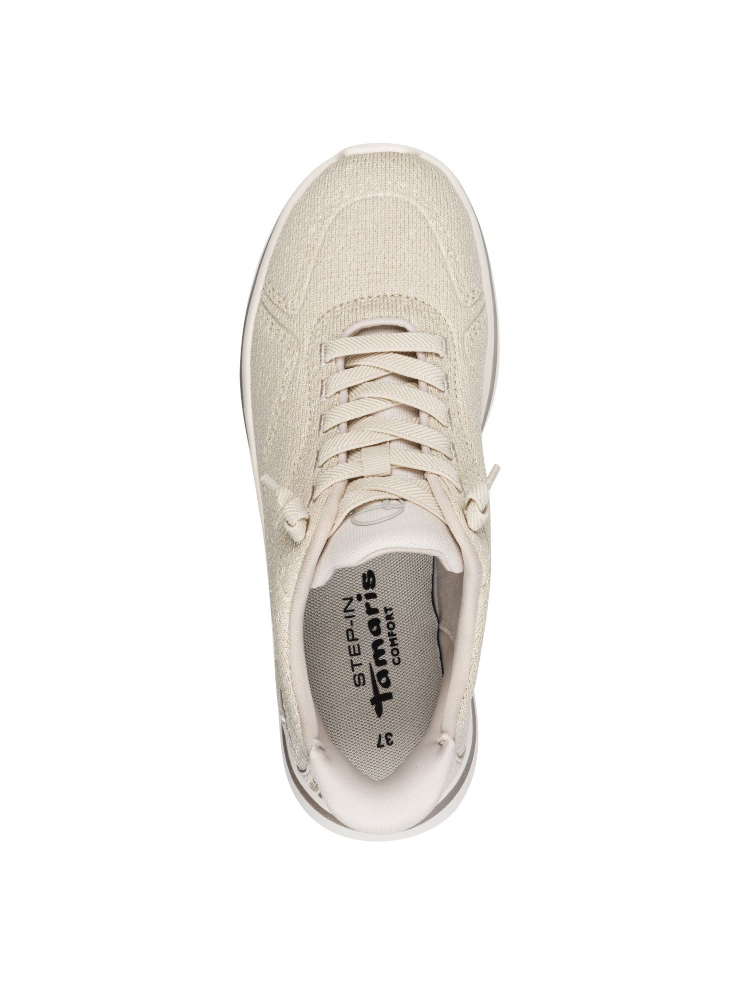 Tamaris Platform trainers in Beige