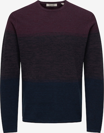 Only & Sons - Jersey 'ONSFELIX' en rojo: frente