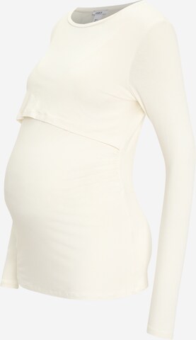 balta Lindex Maternity Marškinėliai 'Vera': priekis