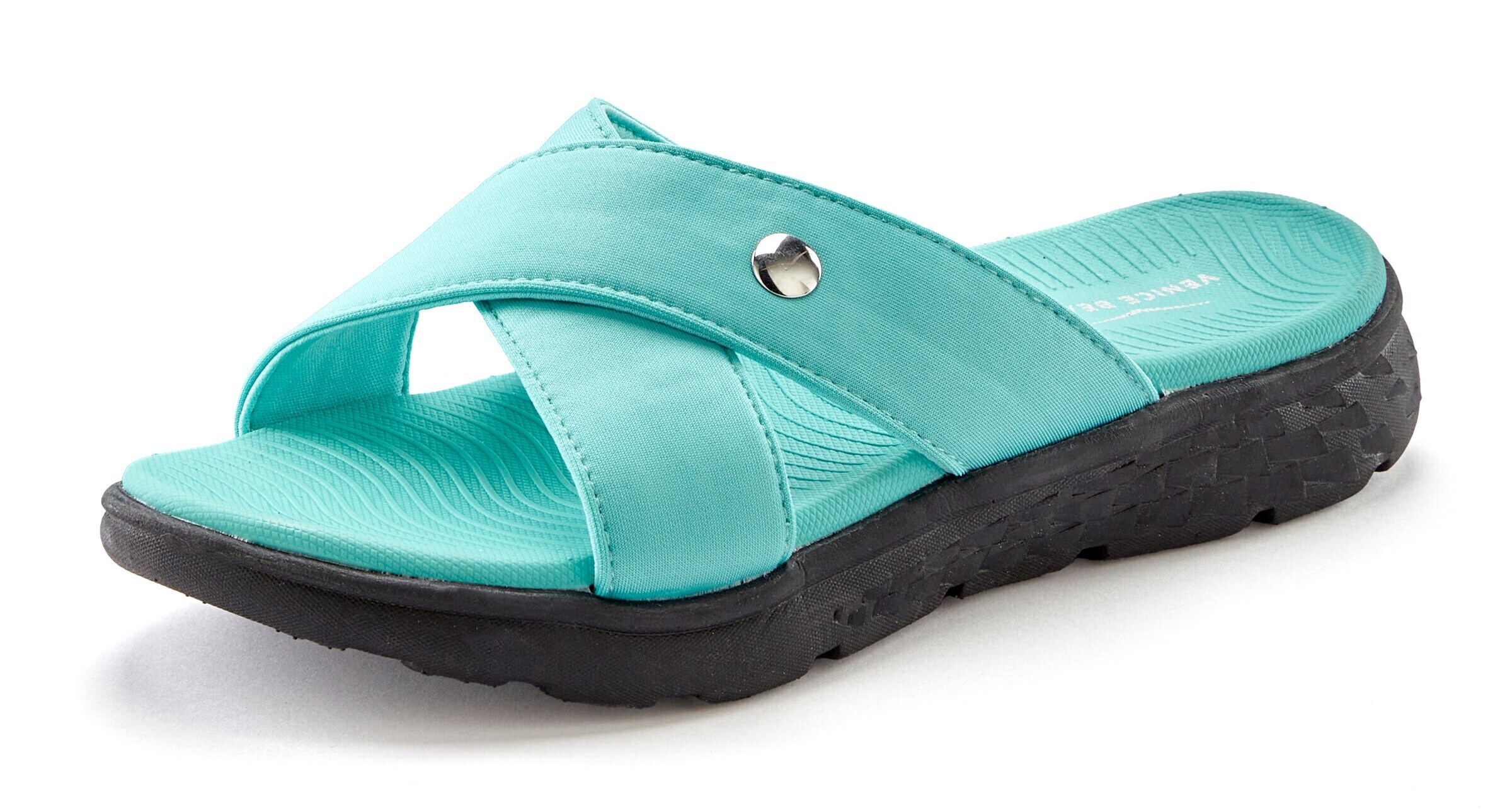 VENICE BEACH Чехли в зелено: отпред