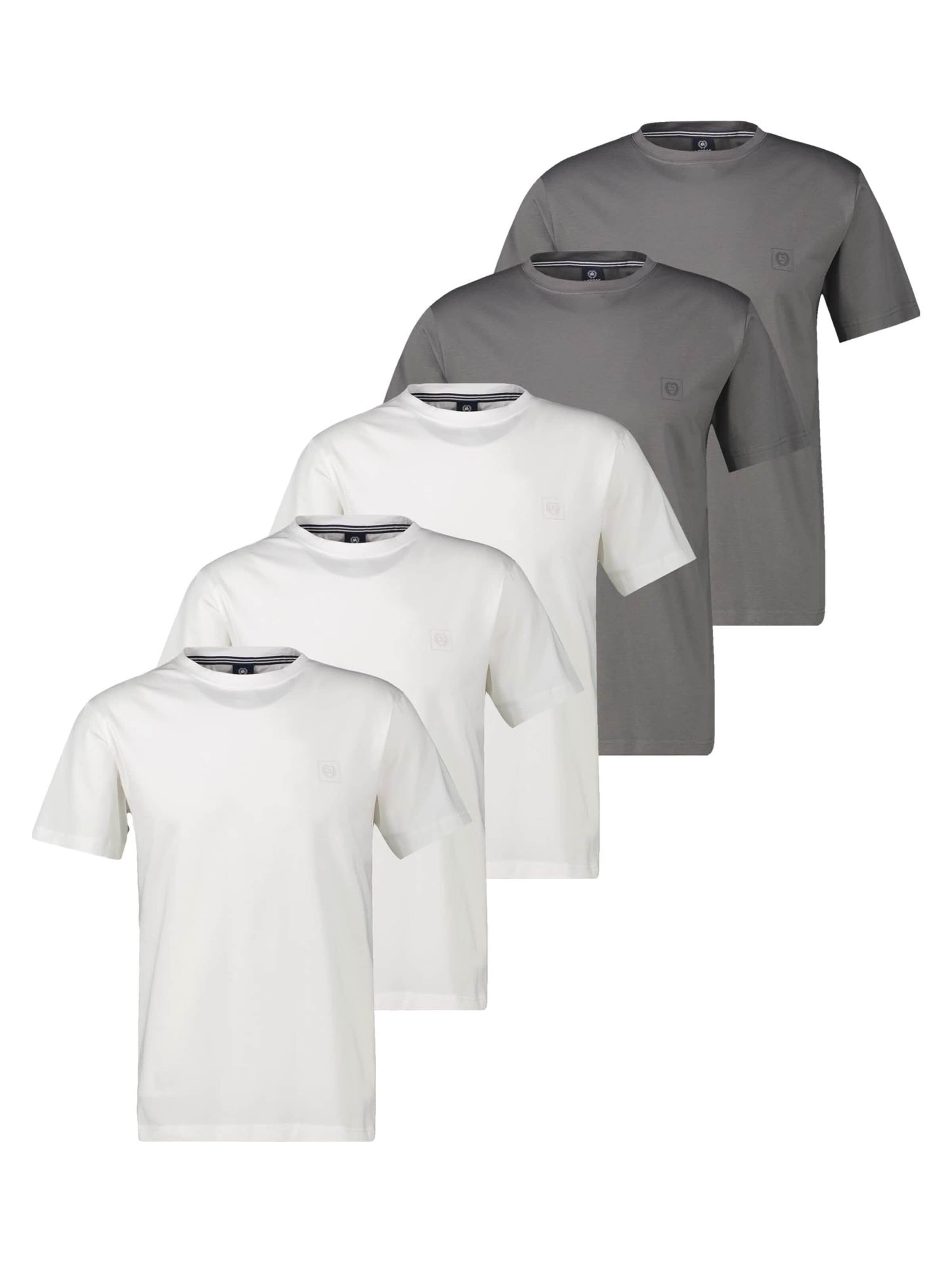 LERROS Shirt 'Basic' in Silver: front