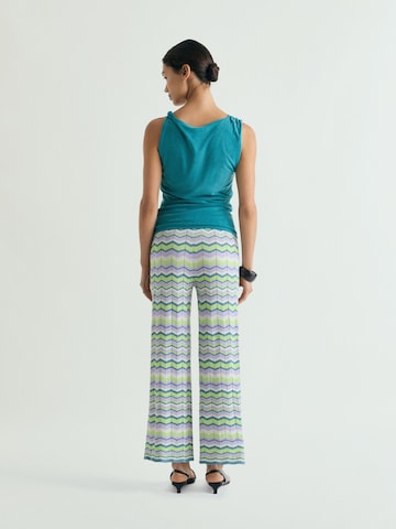 Scalpers Flared Trousers 'Ziggy' in Green