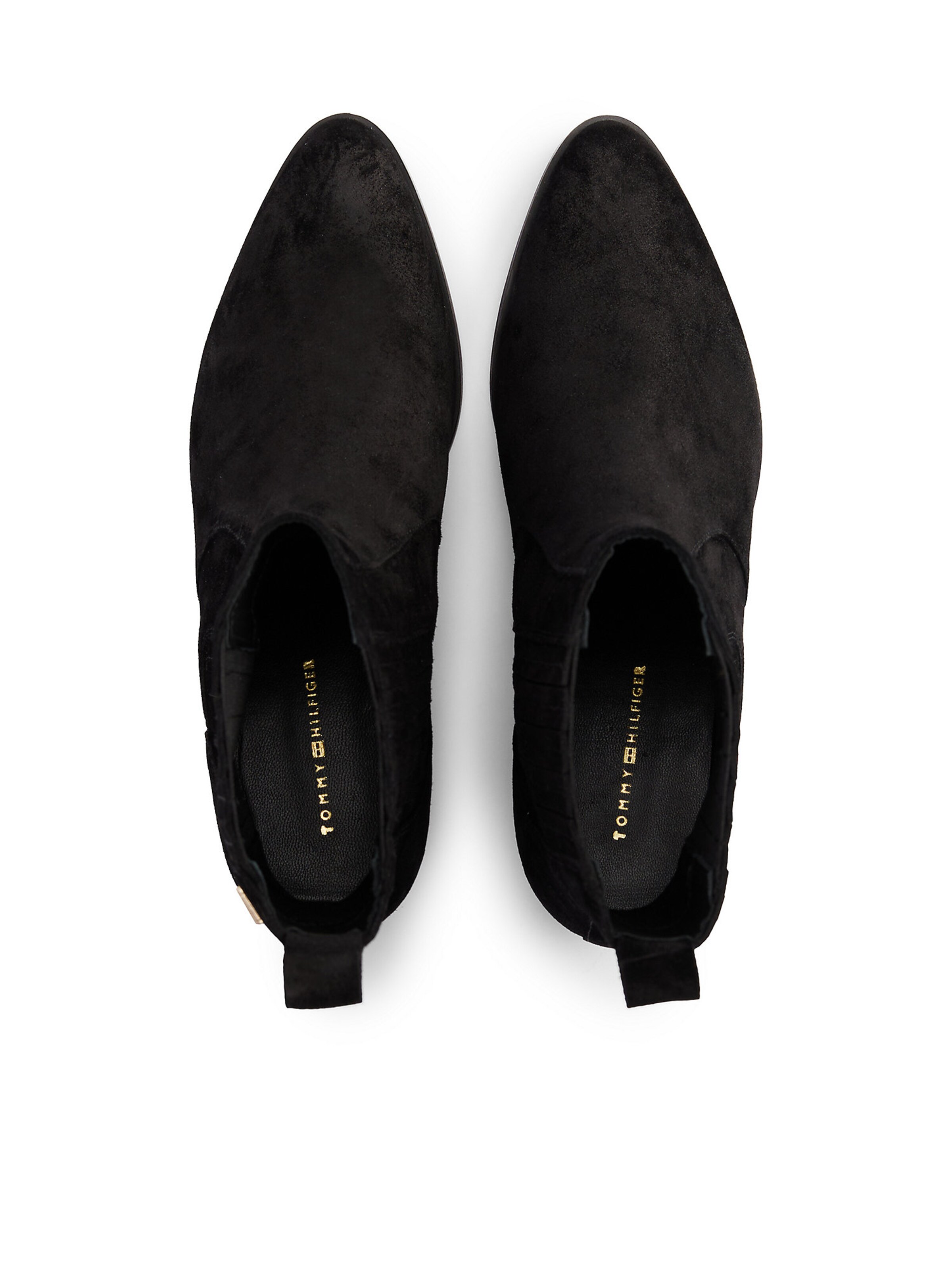 Chelsea Boots 'Suede Cowboy' TOMMY HILFIGER en noir