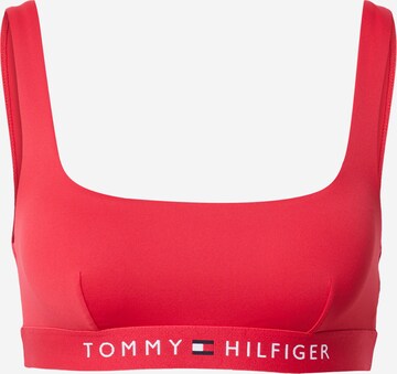 Tommy Hilfiger Underwear Bikini zgornji del | rdeča barva: sprednja stran