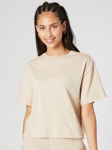 Hoermanseder x About You Shirt 'Hale' in Beige: front