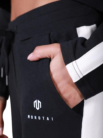 MOROTAI Slimfit Sporthose 'CASUAL' in Schwarz