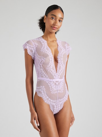 Hunkemöller Bodysuit in Purple: front