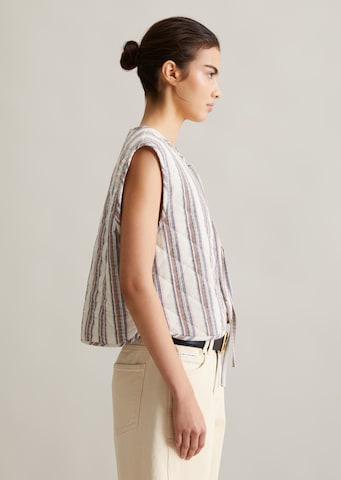 Gilet Marc O'Polo DENIM en blanc