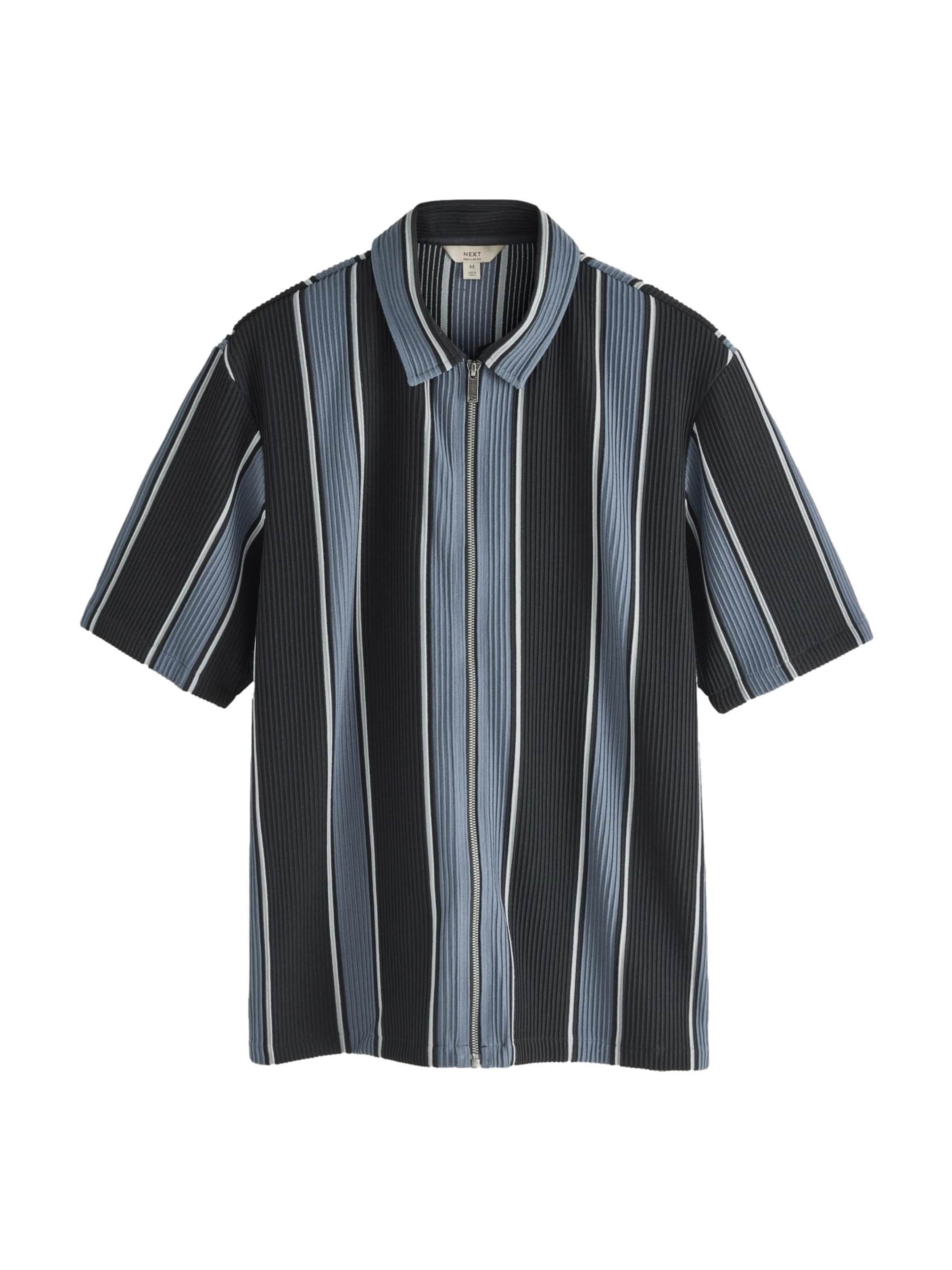 Next Regular Fit Hemd in Schwarz: Vorderseite