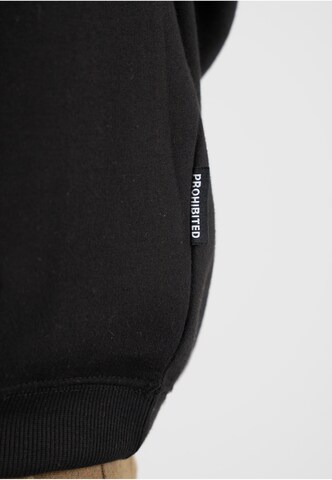 Sweat-shirt Prohibited en noir