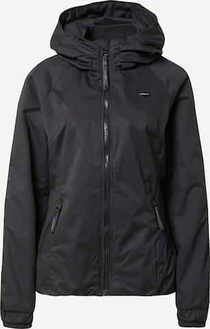 Ragwear Between-Season Jacket 'Dizzie' in Black: front