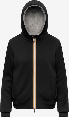 K-Way Winterjacke 'K-WAY DEVA LIGHT SPACER FUR DOUBLE GIUBBINO' in Grau: Vorderseite