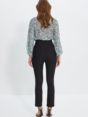 Trendyol Slim fit Pleat-Front Pants in Black