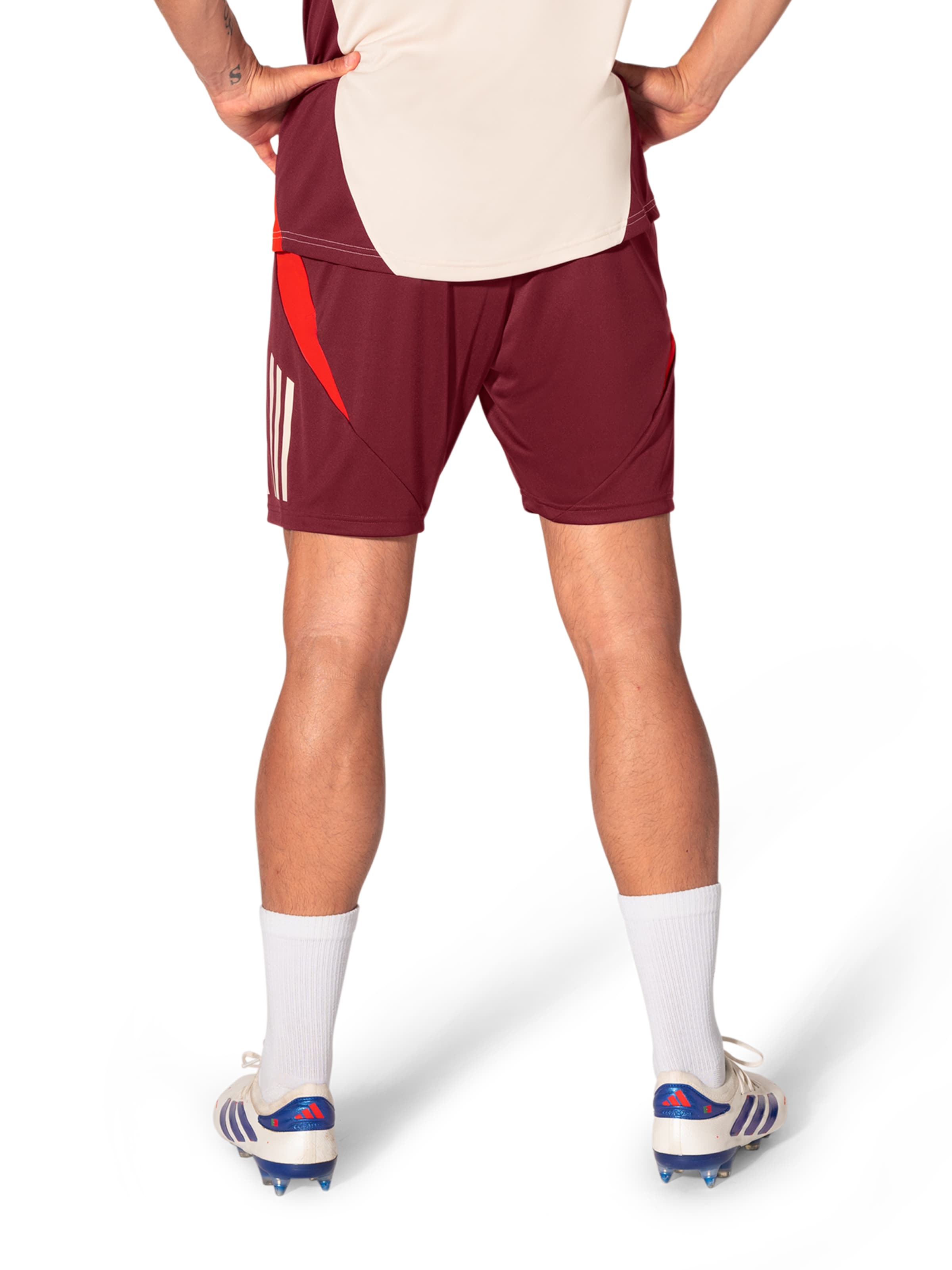 FC BAYERN MÜNCHEN Regular Workout Pants 'UCL Teamline' in Red