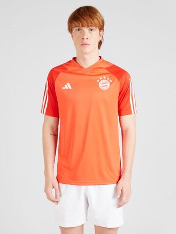ADIDAS PERFORMANCE Trainingsshirt Teamline FC Bayern München in Orange: Vorderseite