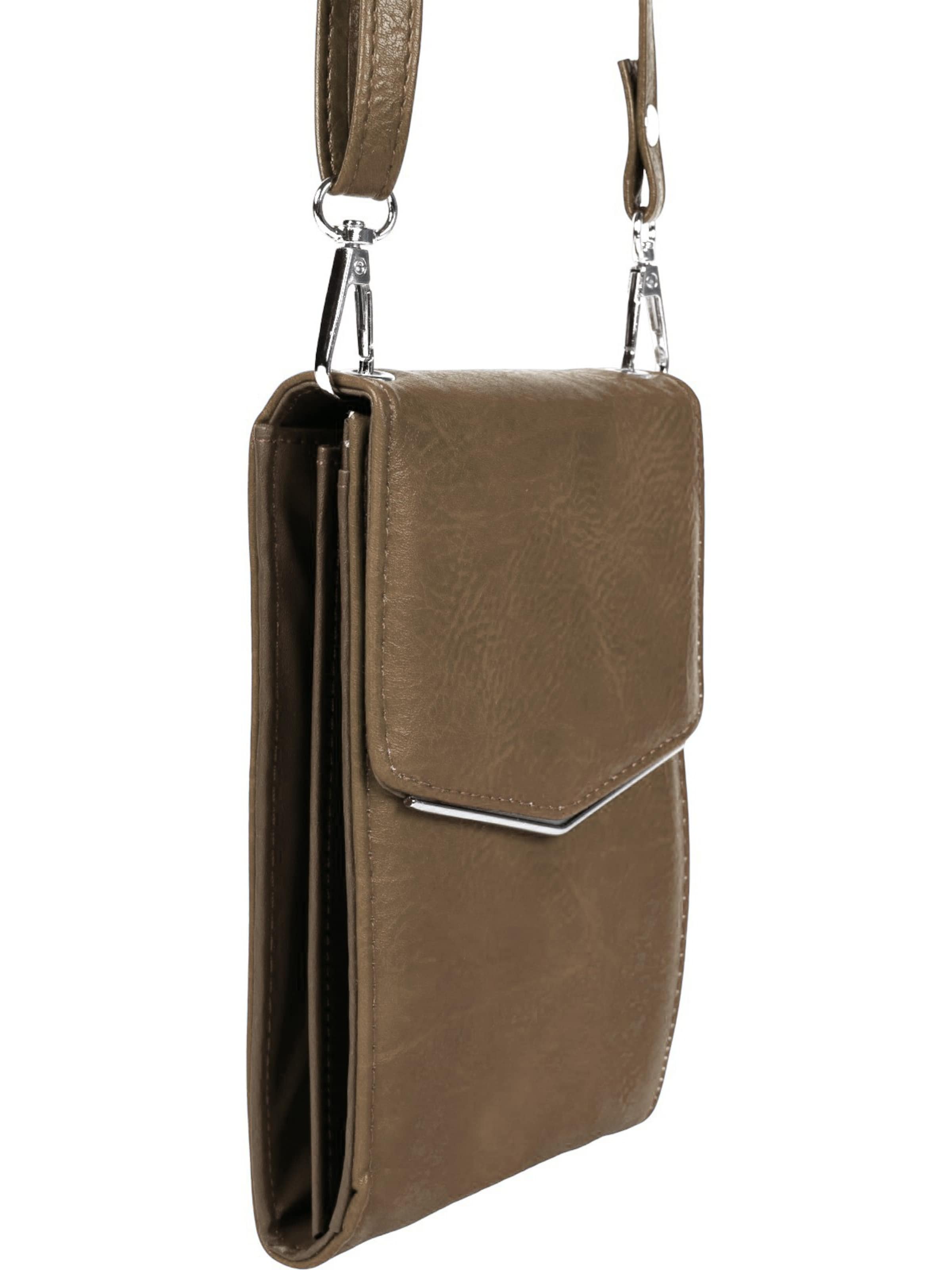 styleBREAKER Umhängetasche 'Mini Handy Umhängetasche'‌‌‌‌‌‌‌‌‌‌ in Grau