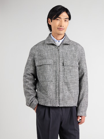 HUGO Φθινοπωρινό και ανοιξιάτικο μπουφάν 'Juliano244F1' σε γκρι: μπροστά