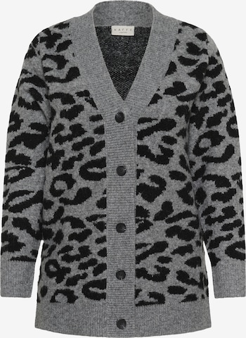 Cardigan 'Sandia' KAFFE CURVE en gris : devant