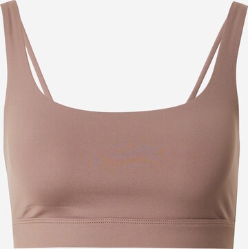 Bustier Soutien-gorge de sport 'ANDY' Girlfriend Collective en marron : devant