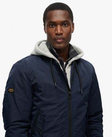 Superdry Between-season jacket 'MA1' in Blue