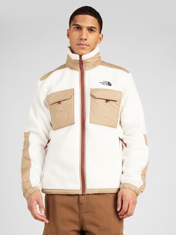 THE NORTH FACE Athletic Fleece Jacket 'ROYAL ARCH' in White: front