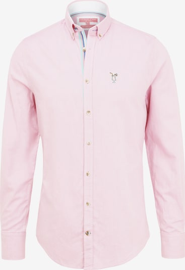 COLOURS & SONS Langarmhemd 'JOHN' in pink / rosa, Produktansicht
